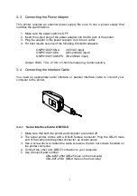 Предварительный просмотр 5 страницы OmniPrint OM190 User Manual