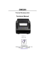 OmniPrint OM5200 Technical Manual предпросмотр