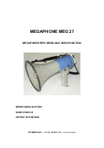 Preview for 1 page of OMNIREP MEG 27 Instruction Manual