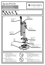 Omnires Apure AP2233 Installation And Maintenance предпросмотр