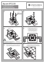 Preview for 2 page of Omnires Apure AP2233 Installation And Maintenance