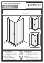 Preview for 1 page of Omnires Manhattan ADC80X Installation Instructions Manual