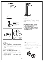 Предварительный просмотр 2 страницы Omnires MURRAY MU6112 Installation Instructions