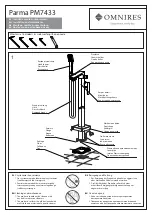 Omnires Parma PM7433 Installation And Maintenance предпросмотр