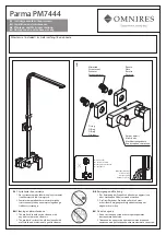 Omnires Parma PM7444 Installation And Maintenance предпросмотр