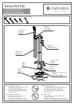 Предварительный просмотр 1 страницы Omnires Siena SN7333 Installation And Maintenance