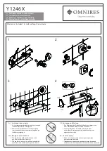 Omnires Y 1246 X Installation And Maintenance предпросмотр