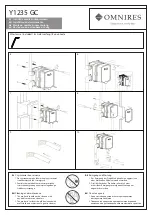 Предварительный просмотр 2 страницы Omnires Y1235 GC Installation And Maintenance