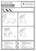 Предварительный просмотр 3 страницы Omnires Y1235GC PRO Installation And Maintenance