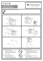 Предварительный просмотр 2 страницы Omnires Y1237 GC Installation And Maintenance