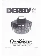 OmniSistem Drby PRO LED User Manual preview