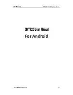 Omnitech OMT720 User Manual preview