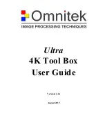 Предварительный просмотр 1 страницы OmniTek Ultra 4K Tool Box User Manual