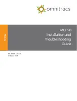 Предварительный просмотр 1 страницы Omnitracs MCP50 Installation And Troubleshooting Manual