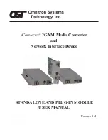 Omnitron Systems Technology iConverter 2GXM User Manual preview