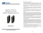 Omnitron Systems Technology RuggedNet 10GPoE+/Si User Manual preview