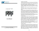 Preview for 1 page of Omnitron Systems iConverter T1 User Manual