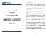 Preview for 1 page of Omnitron Systems OmniConverter 10G/Sx 10 User Manual