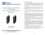 Preview for 1 page of Omnitron Systems RuggedNet GHPoE/Si User Manual