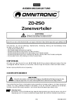 Предварительный просмотр 4 страницы Omnitronic 10304110 User Manual