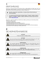 Предварительный просмотр 5 страницы Omnitronic 208AP User Manual