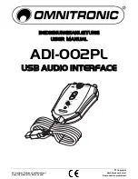 Preview for 1 page of Omnitronic ADI-002PL User Manual