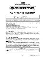 Preview for 3 page of Omnitronic AS-360 User Manual