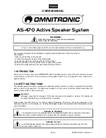 Preview for 24 page of Omnitronic AS-360 User Manual