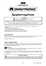 Preview for 21 page of Omnitronic AX-1000 User Manual