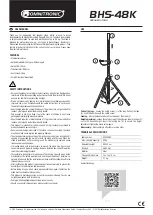 Preview for 2 page of Omnitronic BHS-48K User Manual