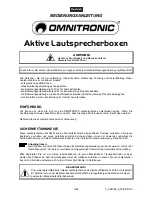 Preview for 3 page of Omnitronic C-50A User Manual