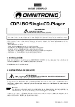 Предварительный просмотр 25 страницы Omnitronic CDP-180 User Manual