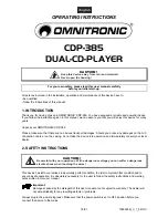 Предварительный просмотр 18 страницы Omnitronic CDP-385 User Manual