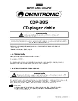 Предварительный просмотр 40 страницы Omnitronic CDP-385 User Manual