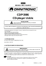 Предварительный просмотр 38 страницы Omnitronic CDP-386 User Manual