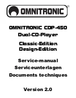 Preview for 1 page of Omnitronic CDP-450 Service Manual