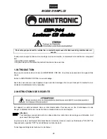 Предварительный просмотр 28 страницы Omnitronic CDP-744 User Manual