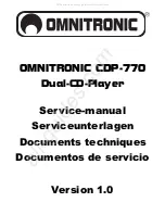 Omnitronic CDP-770 Service Manual preview