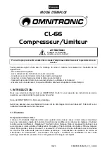 Предварительный просмотр 18 страницы Omnitronic CL-66 User Manual