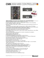 Предварительный просмотр 2 страницы Omnitronic CMX-2000 User Manual