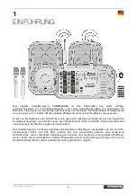 Предварительный просмотр 4 страницы Omnitronic COMBO-150BT User Manual