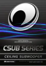 Omnitronic CSUB Series User Manual preview