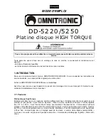 Preview for 20 page of Omnitronic DD-5220 Operating Instructions Manual