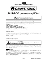 Preview for 14 page of Omnitronic DJP-300 User Manual