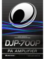 Omnitronic DJP-700P User Manual preview