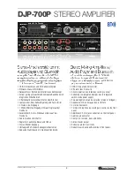 Preview for 2 page of Omnitronic DJP-700P User Manual