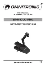 Omnitronic DPM-1000 PRO User Manual preview