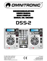 Preview for 1 page of Omnitronic DSS-2 User Manual