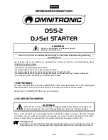 Preview for 4 page of Omnitronic DSS-2 User Manual