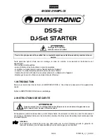 Preview for 34 page of Omnitronic DSS-2 User Manual